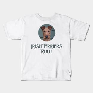 Irish Terriers Rule! Kids T-Shirt